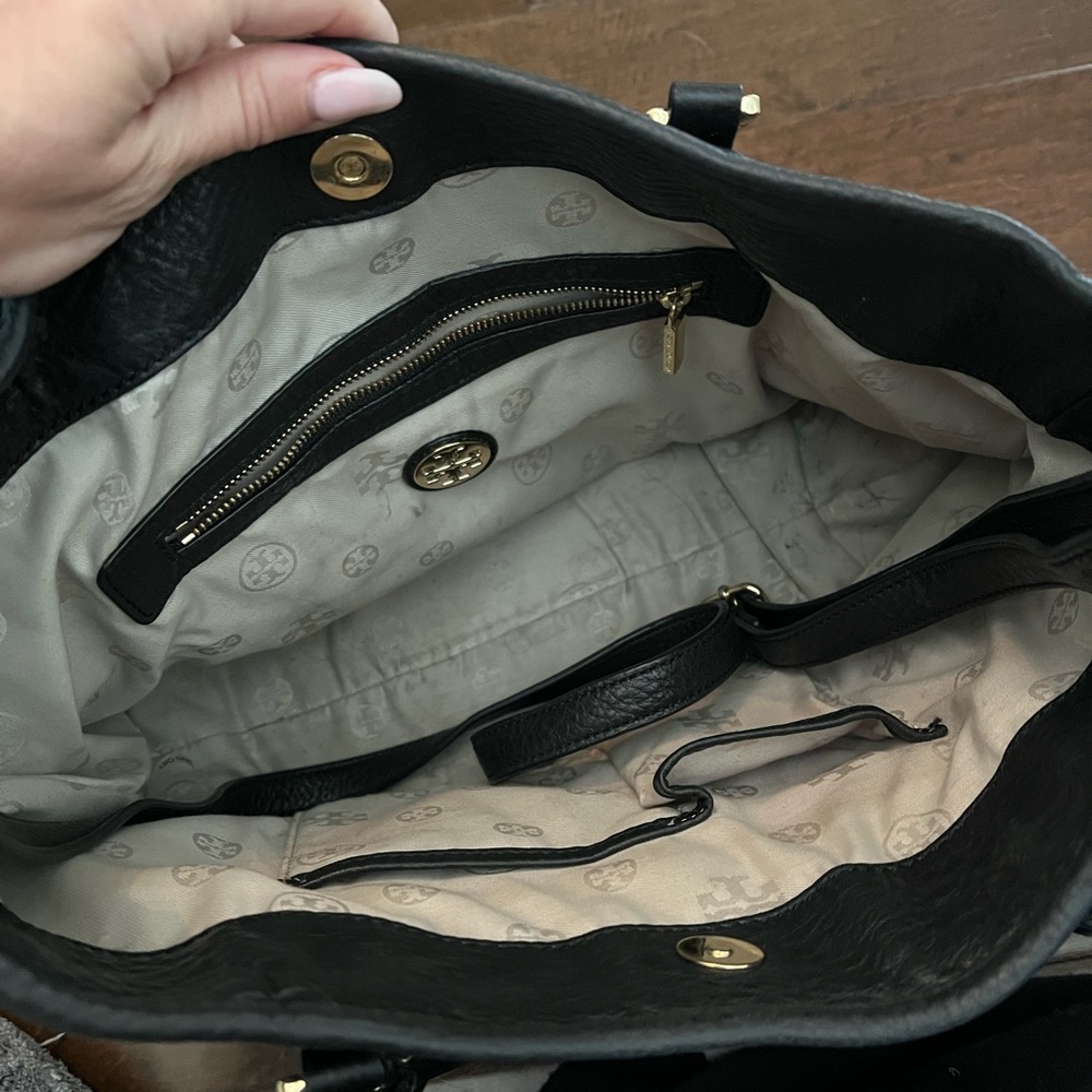 Tory Burch black leather bag